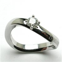 Anello Damiani Donna in Oro bianco Diamante 0.30 Ct 20006167 - 20006167